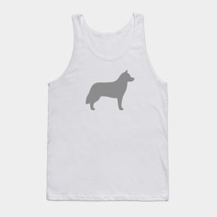 Siberian Husky Silhouette Tank Top